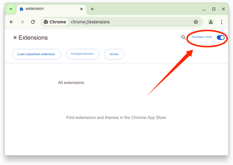 Enable Developer Mode
